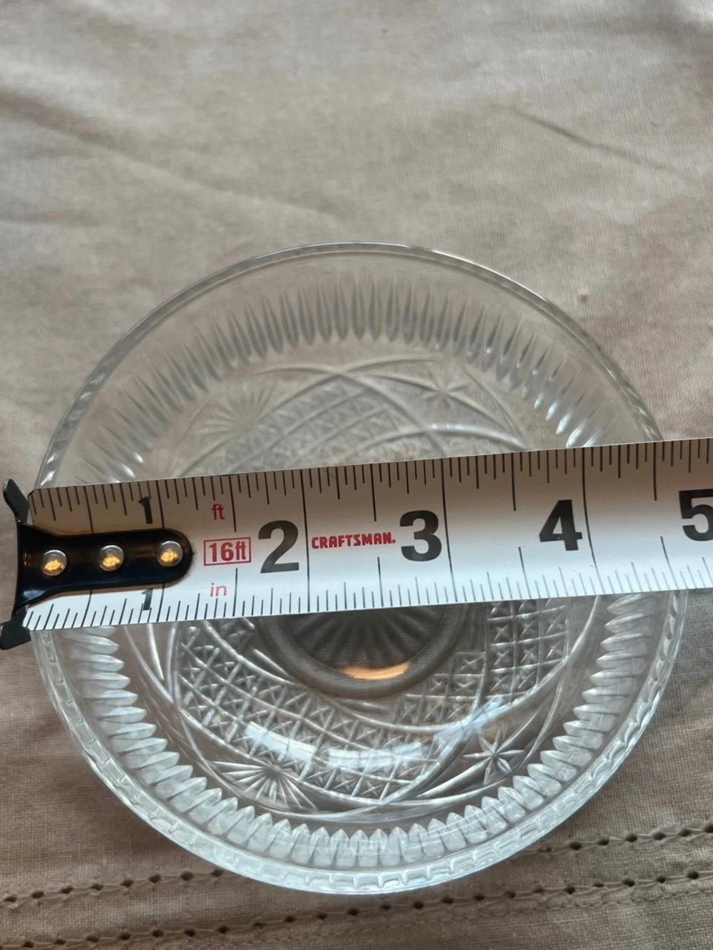 Serving Bowl - Clear glass